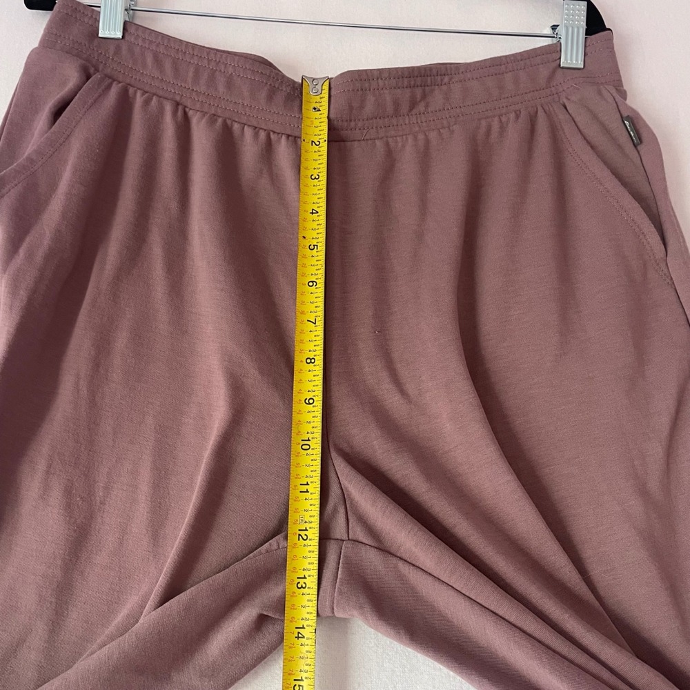 Eddie Bauer Lounge Womens Mauve Jogger Pants Soft Stretch Pockets Rose Sz Large‎ - Picture 6 of 11